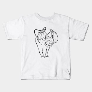 gargoyle cat Kids T-Shirt